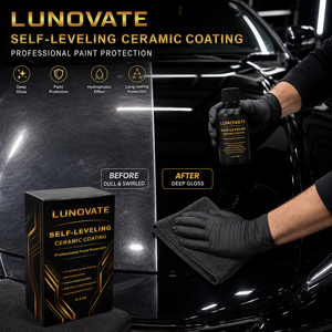 LUNOVATE น้ำยาเคลือบเซรามิกปรับระดับเองได้ 1000 มล. ความแข็ง 12H ป้องกันน้ำเกาะ ให้ความเงางามล้ำลึก น้ำยาเคลือบป้องกันสีรถยนต์ - Product Image 4