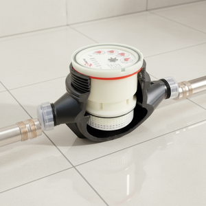 JZMETERS Nylon Hoge Kwaliteit OEM Multi-Jet IP65 Watermeter 3 Jaar Garantie 1500/2500/h Debiet CLASS B Meetbereik - Product Image 2