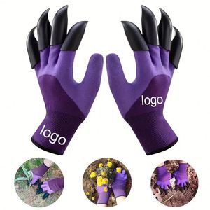 Gants de jardin pour femmes avec griffes, en mousse de latex, résistants aux épines, imperméables, avec logo personnalisé imprimé à l'écran - Product Image 1
