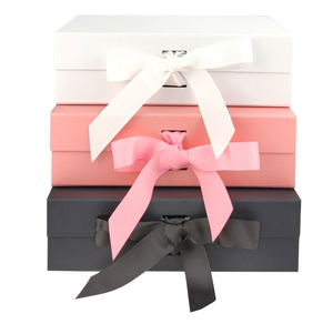 Plain Glossy Lamination Folding Rigid Paper Packaging <b>Box</b> Custom Magnetic <b>Lid</b> Closure Gift <b>Cardboard</b> Sponge Lined Recycled - Product Image 2