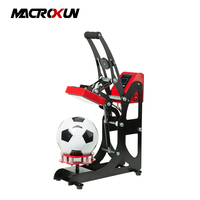 Machine de presse à chaud à billes semi-automatique pour le football, le basket-ball pour l'usine de fabrication Technologie numérique 110V/220V