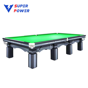Table de billard professionnelle en bois massif de 12 pieds, de qualité supérieure, fabriquée en Chine, pour les tournois et la pratique commerciale - Product Image 1