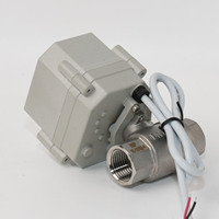 Vanne de régulation proportionnelle Tonheflow A20-M15-S2-C DN15 SS304 BSP RS485 DC24V Modbus RTU 485, taux de transmission : 9600 bauds