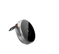 Pengisi Daya Nirkabel Magnetik USB-C, Alas Pengisian Cepat Berbahan Aluminium untuk iPhone Samsung Galaxy, Cocok untuk Meja Kantor