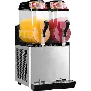 2 Schüssel Günstiger Preis Kommerzieller Kalt getränksp ender Granita Puppy Slush Ice Machine Slush Machine Zum Verkauf