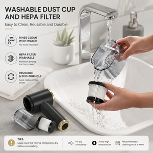 Portable 20KPa 100W Brushless Handheld Car Vacuum Cleaner 4 in 1 Air Blower Duster Inflator Vacuum <b>Pump</b> for home car OEM ODM - Product Image 5