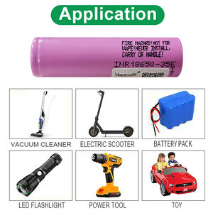 100% オリジナル35E18650 3500mAh10A充電式18650リチウムイオンバッテリー電動工具ボート3.7VInrアノード円筒形パック - Product Image 3