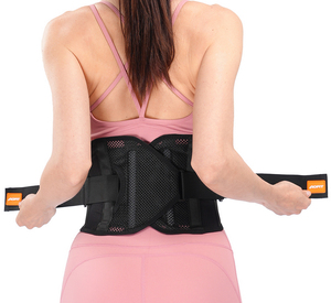 <span class=keywords><strong>Ceinture</strong></span> de soutien lombaire en tissu respirant à mailles pour le dos, avec logo d'usine, pour soulager les douleurs du bas du dos - Product Image 4