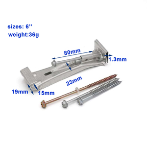 Supporto per Grondaia Nascosta Stile K in Alluminio da 6 Pollici per Sistema di Drenaggio Pluviale - Product Image 2