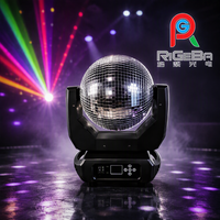 Nouvelle Lampe à Effet Scénique Rotative DMX512 avec Tête Mobile, Miroir et Boule Lumineuse pour Discothèque, DJ, Bar, Fête, Mariage