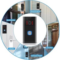 Sonnette vidéo intelligente Tuya WiFi HD 1080P avec interphone, audio bidirectionnel, détection de mouvement PIR, vision nocturne, IP66, pour la maison et l'extérieur