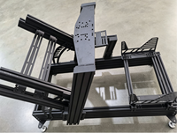Cockpit de simulateur de course en profilé aluminium 40160, kit complet, rig de simulation de course Elite 160 personnalisé pour jeux de course