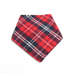 Double Layer <strong>Plaid</strong> Dog <strong>Bandana</strong> Print Pet Cat Dog Scarf <strong>Bandana</strong> - Product Image 6