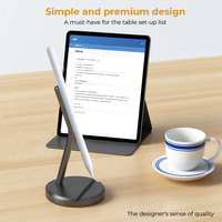 KSENTRY KX-A02 IP 2-en-1 Support de stylet capacitif à recharge sans fil magnétique rapide avec LED verte pour Pencil Pro USB-C