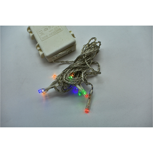 10 LUMIÈRES DE NOËL MULTICOLORES À BATTERIES 2+1MT - Product Image 1