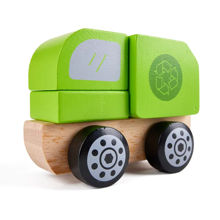 बच्चों के खेलने और प्रशिक्षण खिलौनों के लिए लकड़ी की कार संग्रह, बच्चों के शैक्षिक बेबी ग्रास्पिंग पुश खिलौना वाहन