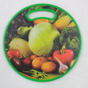 Tabla de cortar QG PP de 30x20cm con mango, tabla de cortar multifuncional para verduras y carne - Product Image 2