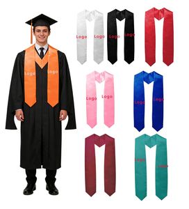 Estola Unisex Personalizable de 70 Pulgadas con Logotipo Personalizado, Sublimación, Satén, para Graduación - Product Image 1