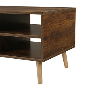 Table basse en bois Smart lift top avec 2 ports de charge USB pour salon toom - Product Image 5