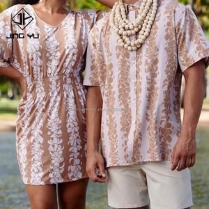 2024 New Design Custom Digital Printed Plus Over Size Unisex Spandex/Polyester Buttons up <b>Beach</b> Holiday Hawaiian <b>Shirts</b> <b>for</b> <b>Men</b> - Product Image 1
