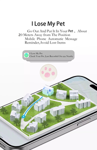 เครื่องติดตาม GPS ขนาดเล็กสำหรับสุนัข พร้อม AirTag ที่ยึดติดกับปลอกคอ สำหรับติดตามสัตว์เลี้ยง - Product Image 2