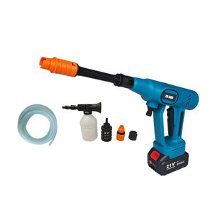 21V Cordless Pressure <b>Washer</b> with Stainless Steel Filter Screen 180 Plunger Steel Pump Pressure <b>Washer</b> for Home Garden Use - Product Image 1