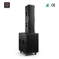 NXL 44AS Sistema de Sonido Profesional de Columna Line Array de Dos Vías Activo para PA