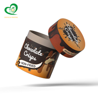 Boîte d'emballage cylindrique en carton personnalisée, écologique et portable, pour biscuits, petite et mignonne, avec fermeture magnétique