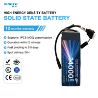 Batterie lithium-silicium-carbone NMC semi-solide rechargeable 330 Wh/kg 6S 12S 14S 18S 24S 14000 mAh pour drones UAV de grande taille et longue autonomie
