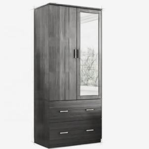 Armario de Madera para Dormitorio, Diseño Moderno, Precio Económico, con Cerradura y Llave - Product Image 1