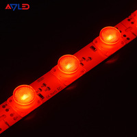 Tira de Luces LED RGB de Alta Potencia con Iluminación Lateral de 12 V CC con Lente para Cajas de Luz de 8-20 cm de Profundidad