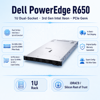 Server Rak Dell R650 1U High Density Dual Socket 32 DIMM DDR4 PCIe 4.0 NVMe GPU untuk Virtualisasi VDI Database HPC
