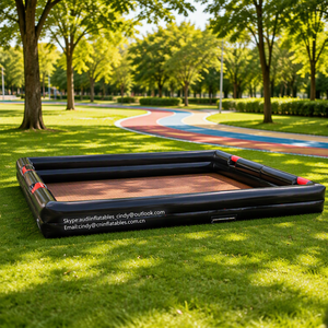 Terrain de football et terrain de panna gonflable hexagonal en bâche PVC, facile à installer pour les jeux de compétition - Product Image 3