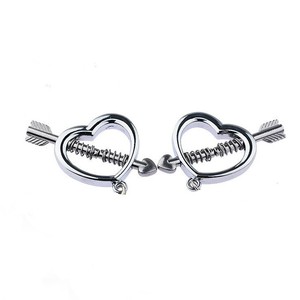 SM manufacturer of metal nipple <b>clamp</b> sex toys for men and women, couples' sex products, top plate spring nipple <b>clamp</b> - Product Image 4