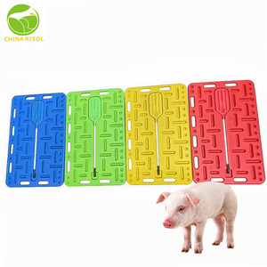 Pig Farming Pig Equipment Accessories Red Plastic Pig Baffle Sorting <strong>Board</strong> Thicken <strong>Herding</strong> Manual Blocking <strong>Board</strong> Pig Farm - Product Image 6