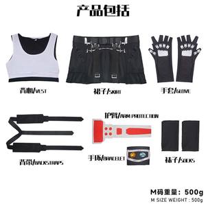 Traje de Carnaval de Halloween para mujeres adultas Final Fantasy <span class=keywords><strong>Tifa</strong></span> <span class=keywords><strong>Lockhart</strong></span> Cosplay disfraz 2017 - Product Image 3