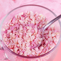 Guoyue Gevriesdroogd Roze Fruit Stukjes Gefriergetrocknete Honigpfirsich Lyofilizovane In Blokjes Gesneden Gevriesdroogde Honing Perzikkorrels