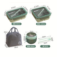Korean Cute PP Heated Thermique Bento Lunch Box pour l'école et le bureau pour les filles