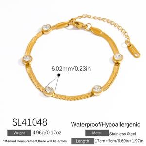 Joyería Artesanal de Boutique Pequeña, Chapada en Oro de 18K, Acero Inoxidable, y Nueva Cadena de Acero Inoxidable, Joyería de Moda de Alta Gama - Product Image 6