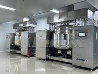 Mélangeur sous vide ABB de 1000 L avec homogénéisateur pour cosmétiques et produits chimiques, puissance de 30 kW