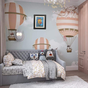 Boîte à Oeuvres d'Art pour Enfants A4, Cadre à Dessins Changeable en Bois Noir - Product Image 6