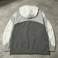 Veste softshell zippée pour homme, résistante à l'eau, coupe-vent, en nylon ripstop, style vintage, pour la randonnée