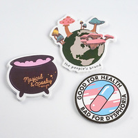 Autocollant en papier décoratif de personnage de dessin animé découpé sur mesure, autocollant en vinyle mat découpé sur mesure