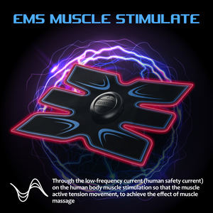 Elektronik kas stimülatörü, Abs stimülatörü kas güçlendirici, tüm vücut için Ab makine eğitmeni - Product Image 2