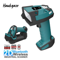 Lecteur de codes-barres 2D laser haute vitesse sans fil portable, lecteur de codes QR industriel sans fil