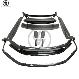Nouveau kit de pare-chocs OEM en fibre de carbone sèche, finition brillante sergé, pour 992 GT3 2024 (Lame avant/Aileron arrière/Diffuseur/Jupes latérales) - Product Image 1