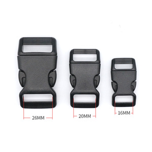 Custom Made Plastic <b>Pet</b> <b>Leash</b> Collar Buckles No Adjustment 16mm 20mm 26mm For Dog Harness Accessory - Product Image 3