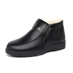 QLFashion inverno caldo antiscivolo da <span class=keywords><strong>uomo</strong></span> Casual <span class=keywords><strong>scarpe</strong></span> alte per gli uomini anziani - Product Image 5