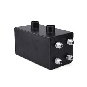 Réservoir de carburant à double trou, 2L, en alliage d'aluminium, bidon d'huile respirant avec filtre pour Honda Civic 92-00 - Product Image 2