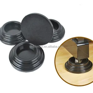 Groot Formaat 4 Stuks In Set Plastic Vleugel En Rechtop Piano Caster Cups Met Eva Foam